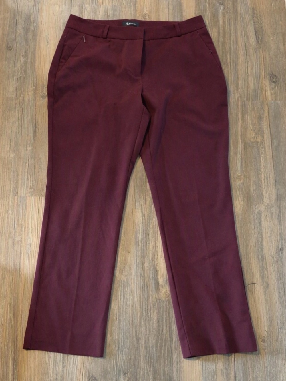 Reitmans Burgundy Straight Leg Trousers Size 6